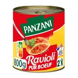 Panzani Ravioli Pur Boeuf à la Sauce Tomate Cuisinée en conserve pour 2, 800g