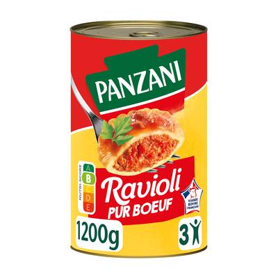 Panzani Ravioli Pur Boeuf, 1,2kg
