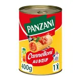 Panzani Cannelloni pur Boeuf en conserve individuelle, 400g