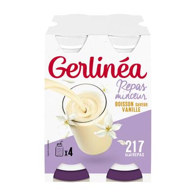 Gerlinéa 4 Repas à boire saveur vanille, 4x236ml