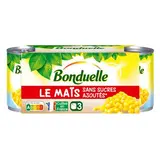Bonduelle Maïs Sans Sucres Ajoutés en conserve, 3x140g