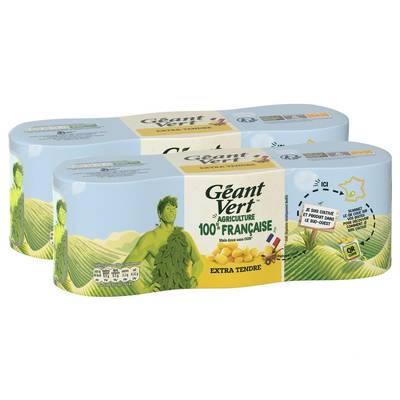 Géant Vert Maïs extra tendre, Lot de 2 - 3x140g