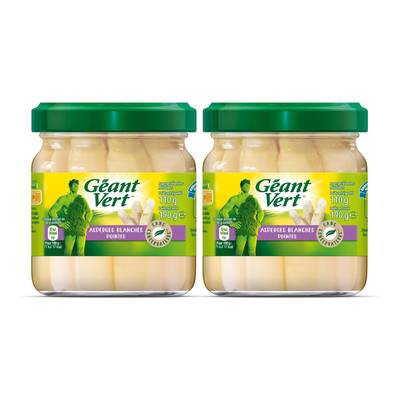 Géant Vert Pointes d'asperges blanches, Lot de 2x110g