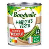 Bonduelle Haricots verts extra-fins cuits à la vapeur en conserve, 440g