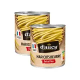 D'aucy Haricots beurre extra fins en conserve, Lot de 2x440g