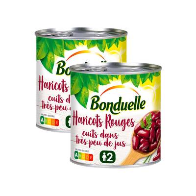 Bonduelle Haricots Rouge, Lot de 2x250g