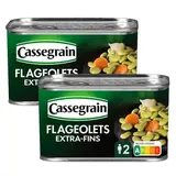 Cassegrain Flageolets préparés extra-fins en conserve, Lot de 2x265g