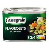 Cassegrain Flageolets préparés extra-fins en conserve, 465g