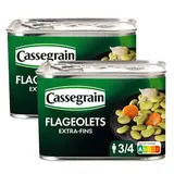 Cassegrain Flageolets préparés extra-fins en conserve, Lot de 2x465g