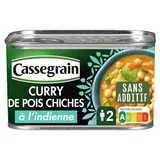 Cassegrain Curry de Pois Chiches à l'Indienne en conserve, 430g
