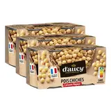 D'aucy Pois Chiches en conserve, Lot de 3 - 2x130g