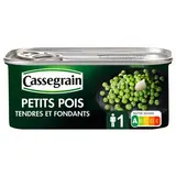 Cassegrain Petits pois tendres et fondants en conserve, 140g