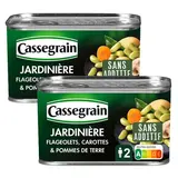 Cassegrain Jardinière de flageolets, carottes et pommes de terre en conserve, Lot de 2x265g