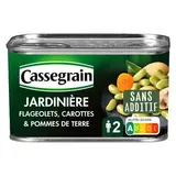 Cassegrain Jardinière de flageolets, carottes et pommes de terre en conserve, 265g