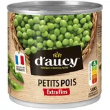 D'aucy Petits pois extra fins en conserve, 280g