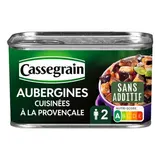 Cassegrain Aubergines cuisinées à la provençale en conserve, 375g