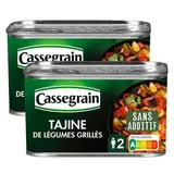 Cassegrain Tajine de légumes grillés à la coriandre en conserve, Lot de 2x375 g