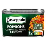 Cassegrain Poivrons cuisinés au piment d'Espelette en conserve, 265g