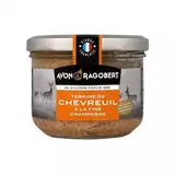 Avon & Ragobert Terrine de Chevreuil à la Fine Champagne en bocal, 180g