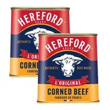 Hereford Corned beef- Viande de boeuf en conserve, Lot de 2x200g