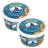 Petit Navire Rillettes de Thon aux Olives Vertes en conserve, Lot de 2x125g