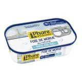 Phare d'Eckmuhl Foie de Morue 50% de sel en moins en conserve, 121g