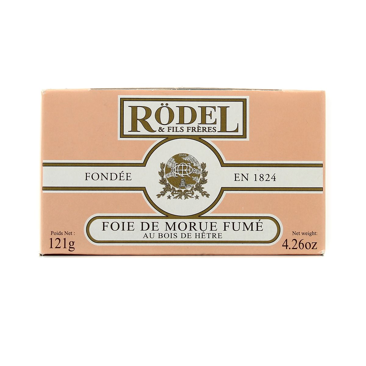 Rödel Foie de Morue fumée bois de hêtre, 121g