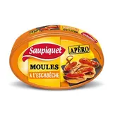 Saupiquet Moules à l'Escabèche - Apéro à piquer en conserve, 110g