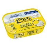 Phare d'Eckmuhl Sardines citron et huile d'olive vierge extra bio en conserve, 135g