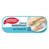 Saupiquet Filets de Maquereaux au Naturel en conserve, 95g