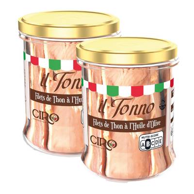 Ciro Filets de Thon à l'huile d'olive, Lot de 2x200g