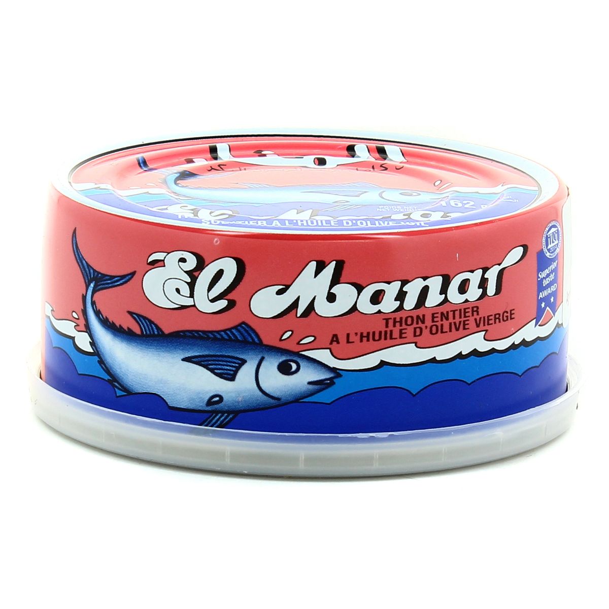 El Manar Thon entier à l'huile d'olive vierge, 160g