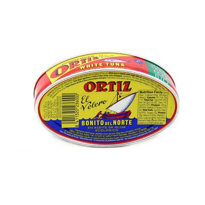 Ortiz Thon blanc germon à l'huile d'olive bio, 112g