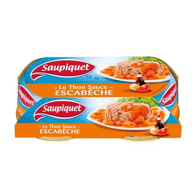 Saupiquet Thon Sauce Escabèche, 2x135g