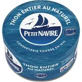 Petit Navire Thon Entier Albacore Au Naturel en conserve, 140g