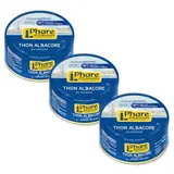 Phare d'Eckmuhl Thon naturel Albacore Pêche Responsable en conserve, Lot de 3x160g