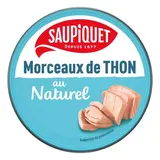 Saupiquet Morceaux de Thon au Naturel en conserve, 120g