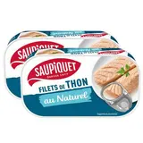 Saupiquet Filets de Thon au Naturel en conserve, Lot de 2x81g