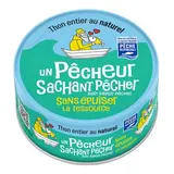 Un Pêcheur Sachant Pêcher Thon Entier au Naturel en conserve, 140g