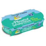 Un Pêcheur Sachant Pêcher Thon entier au naturel en conserve, 2x112g