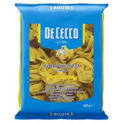De Cecco Pâtes Fettucine en nids N°233 premium, 500g