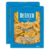 De Cecco Pâtes Tagliatelle N°203 Premium, Lot de 2x500g