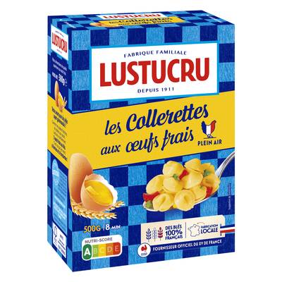 Lustucru Pâtes Collerettes aux Oeufs Frais, 500g