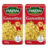 Panzani Pâtes Gansettes, Lot de 2x500g