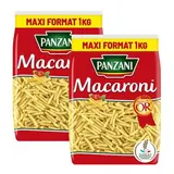 Panzani Pâtes Macaroni, Lot de 2x1kg