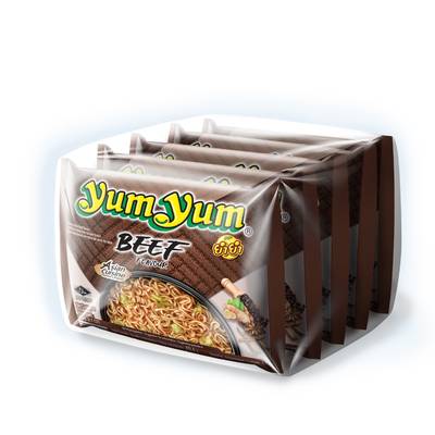 Yum Yum Nouilles Instantanées Saveur Boeuf, 5x60g