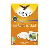Taureau Ailé Riz Rond du Sud - Riz de Camargue IGP en vrac, 1kg