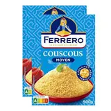 Ferrero Graine de couscous moyenne, Lot de 2x500g