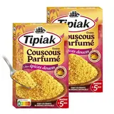 Tipiak Graines de couscous parfumées aux épices douces, Lot de 2x500g