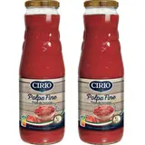 Cirio Pulpe fine de tomates - Polpa fine, Lot de 2x680g